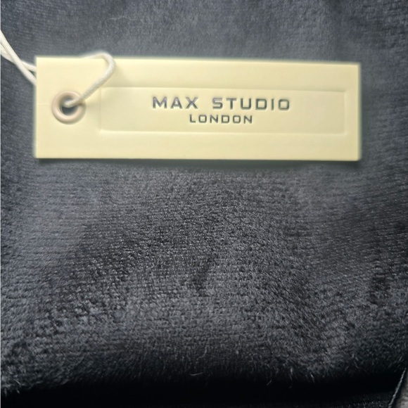 Max Studio Women's Faux Leather Wrap Black Mini Plus Size Skirt 2X NWT - Picture 4 of 6